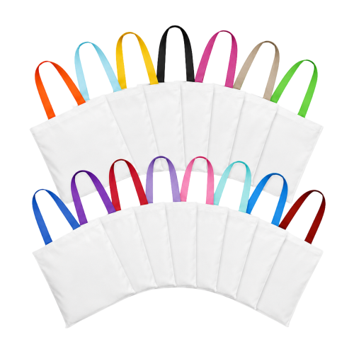 Tote Bag with mixed Coloured Handles