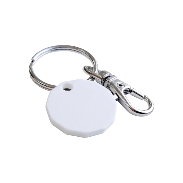 Plastic Trolley Key Ring