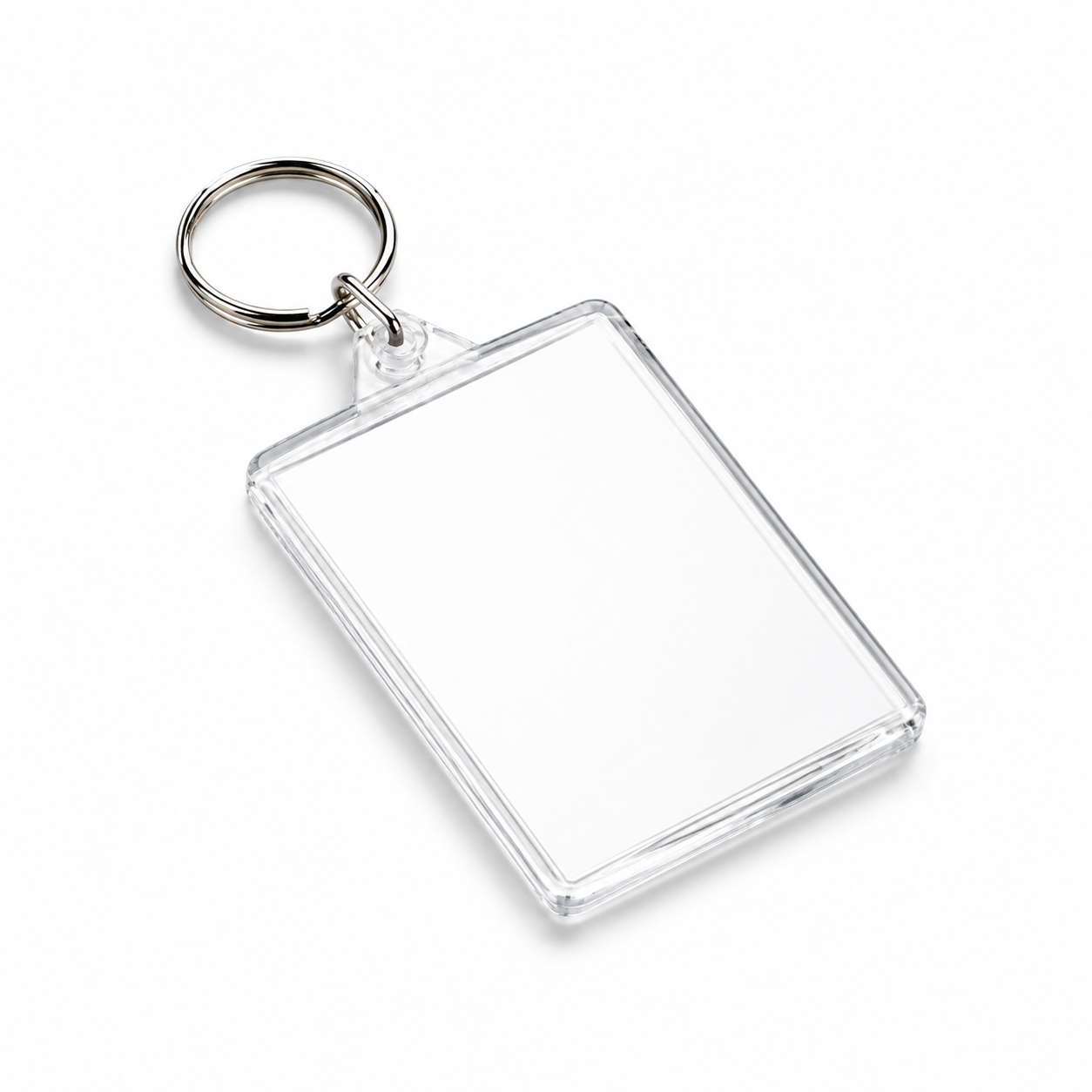 Rectangle Plastic Keyring