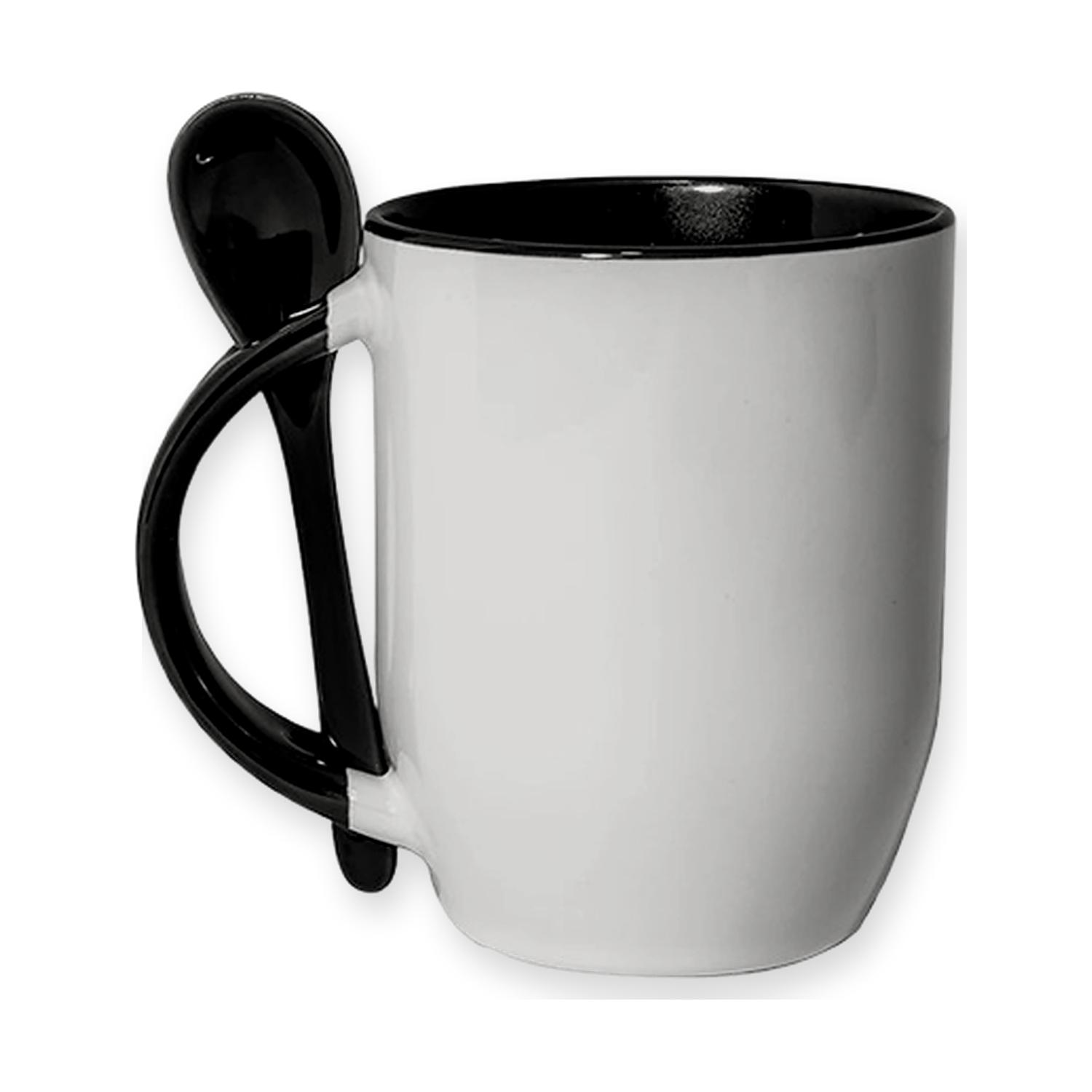 Two Tone Mug With Spoon