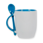 Two Tone Mug With Spoon
