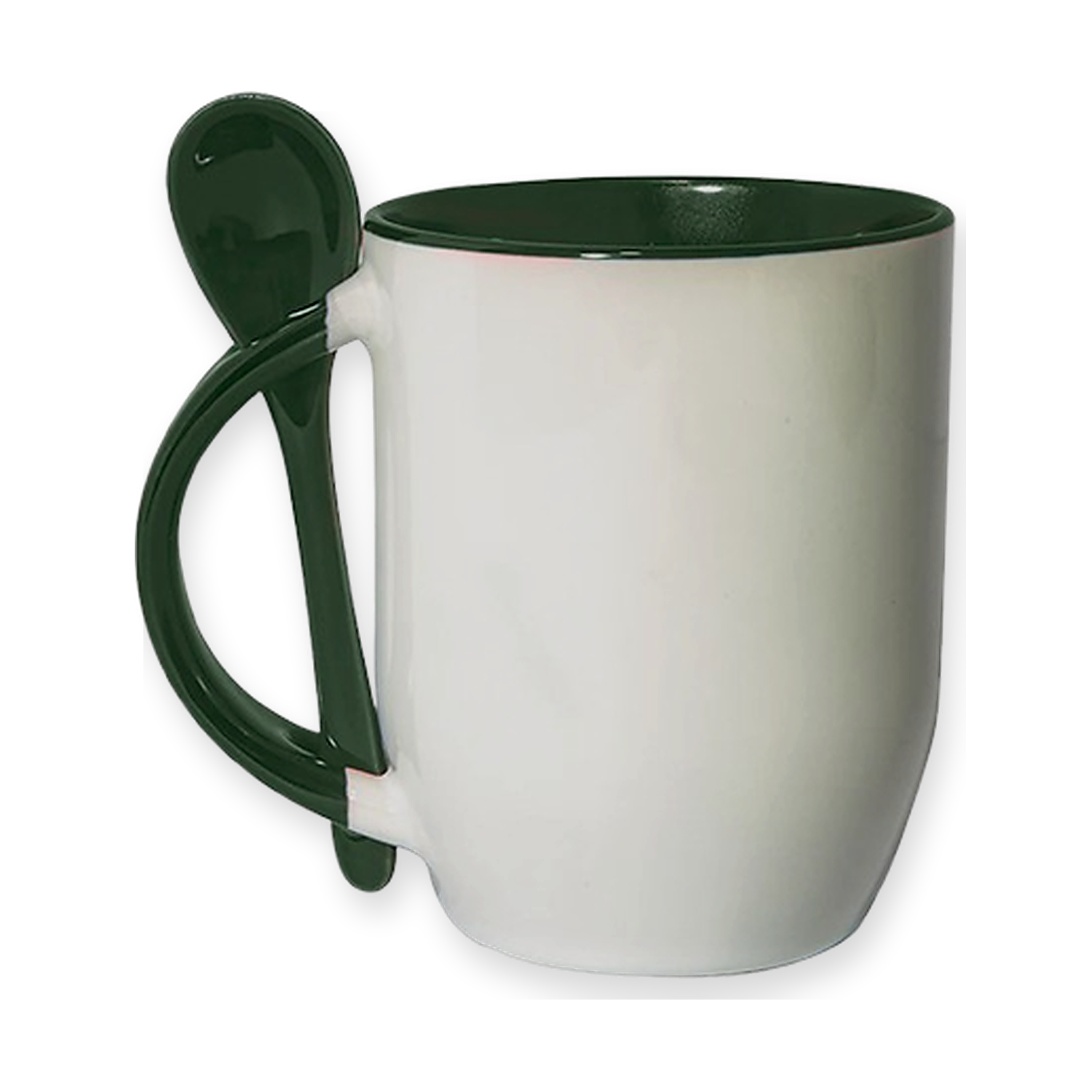 Two Tone Mug With Spoon