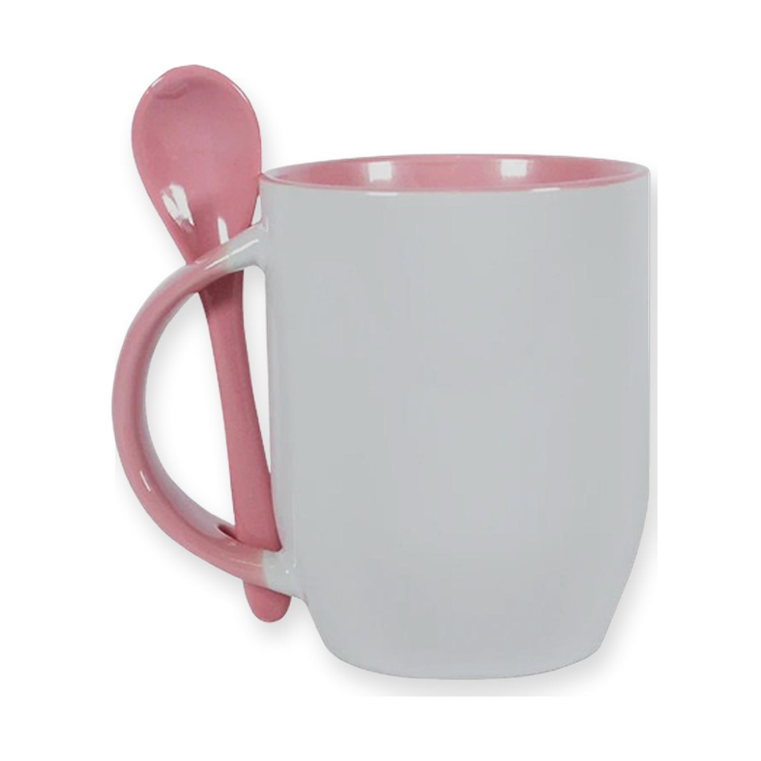 Two Tone Mug With Spoon