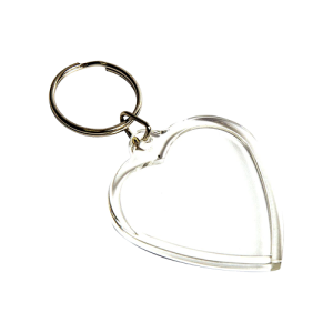 Heart Plastic Keyring