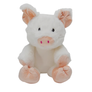 White Pig Plush Toy
